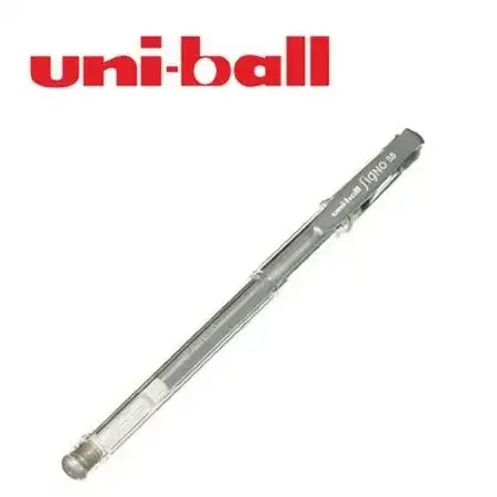 Lapicera Roller Uni Ball UM-100 signo Gel 0,7mm Plata